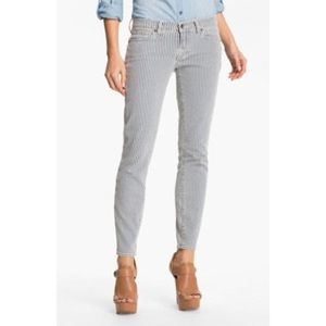 Pinstripe Skinny Jeans